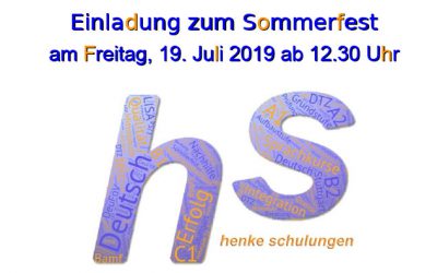 Invitation to summer party 2019